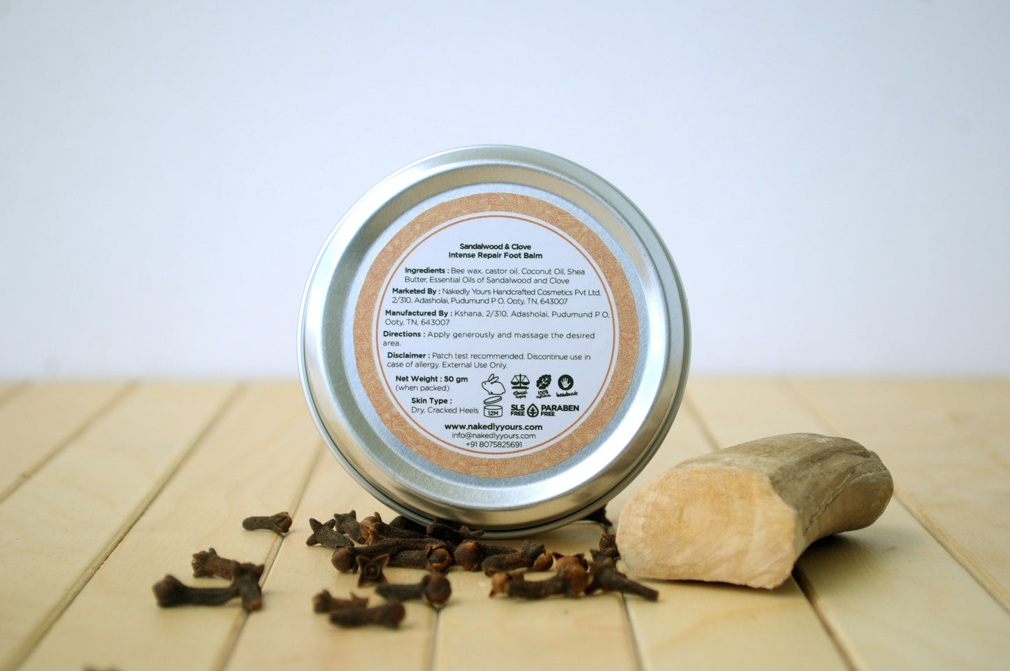 Sandalwood & Clove Foot Balm